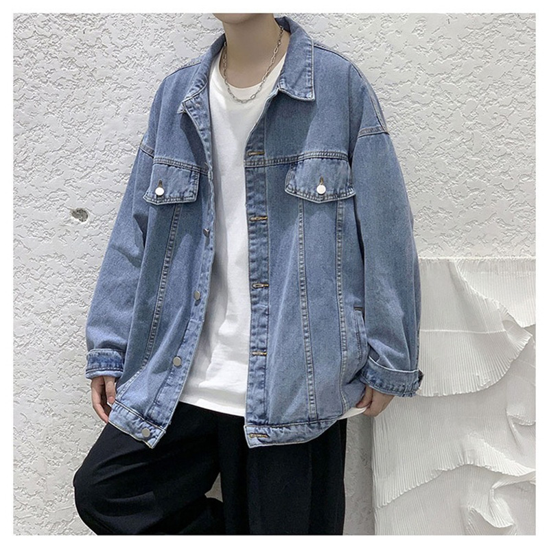 Women'S Fashion Denim Jacket - Veste en jean pour hommes, tendance