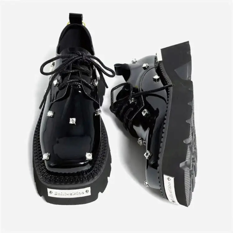 Women'S Fashion For 2025 - Mocassins à plateforme en cristal pour