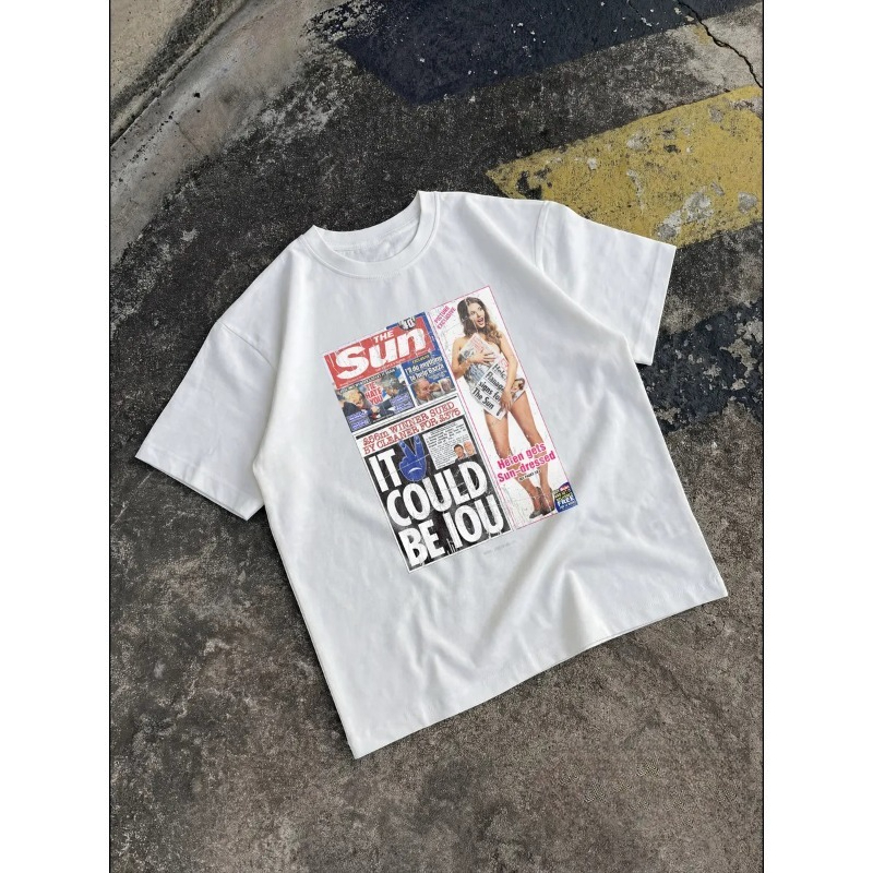 Women'S Fashion Magazine - T-shirt vintage pour femme à imprimé