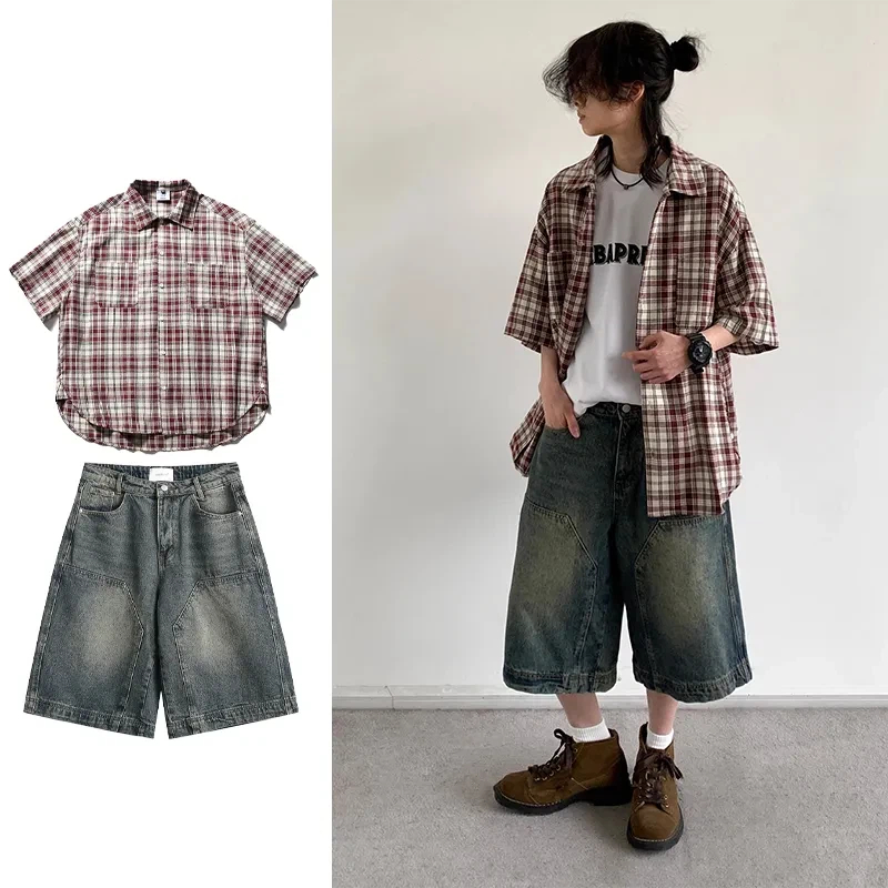 Denim Shorts Women - Ensemble décontracté style japonais pour jeunes