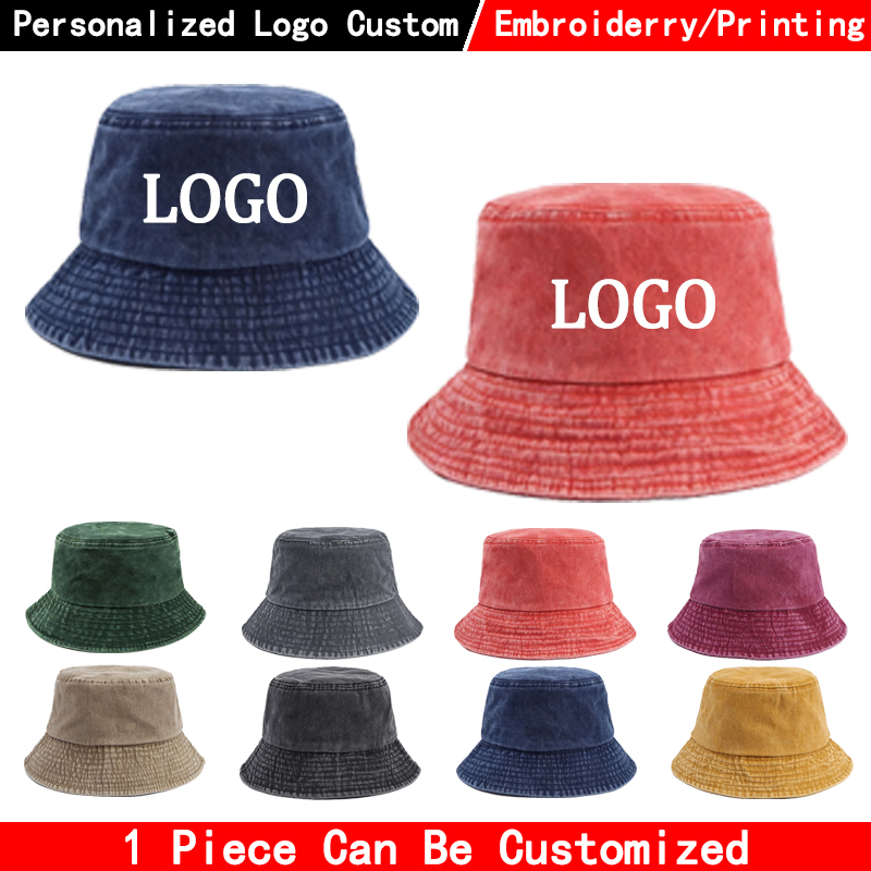 Women'S Fashion Visor - Chapeau Bob en Jean Personnalisé avec