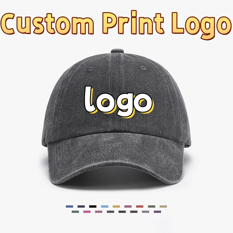 Women'S Fashion Hats - Casquettes de baseball en coton lavé