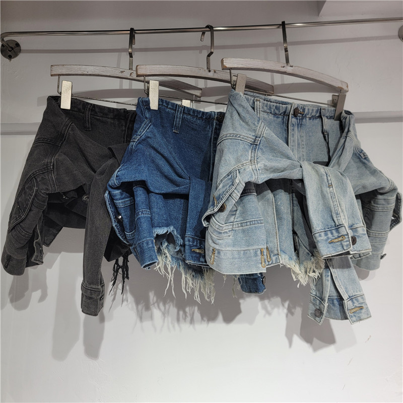 Denim Shorts Women - Shorts en jean pour femme, coupe