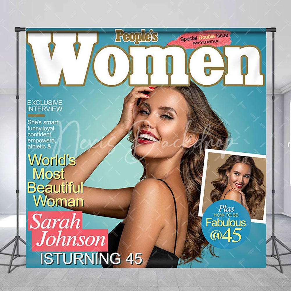 Women'S Fashion Magazine - Toile de fond photo personnalisée style