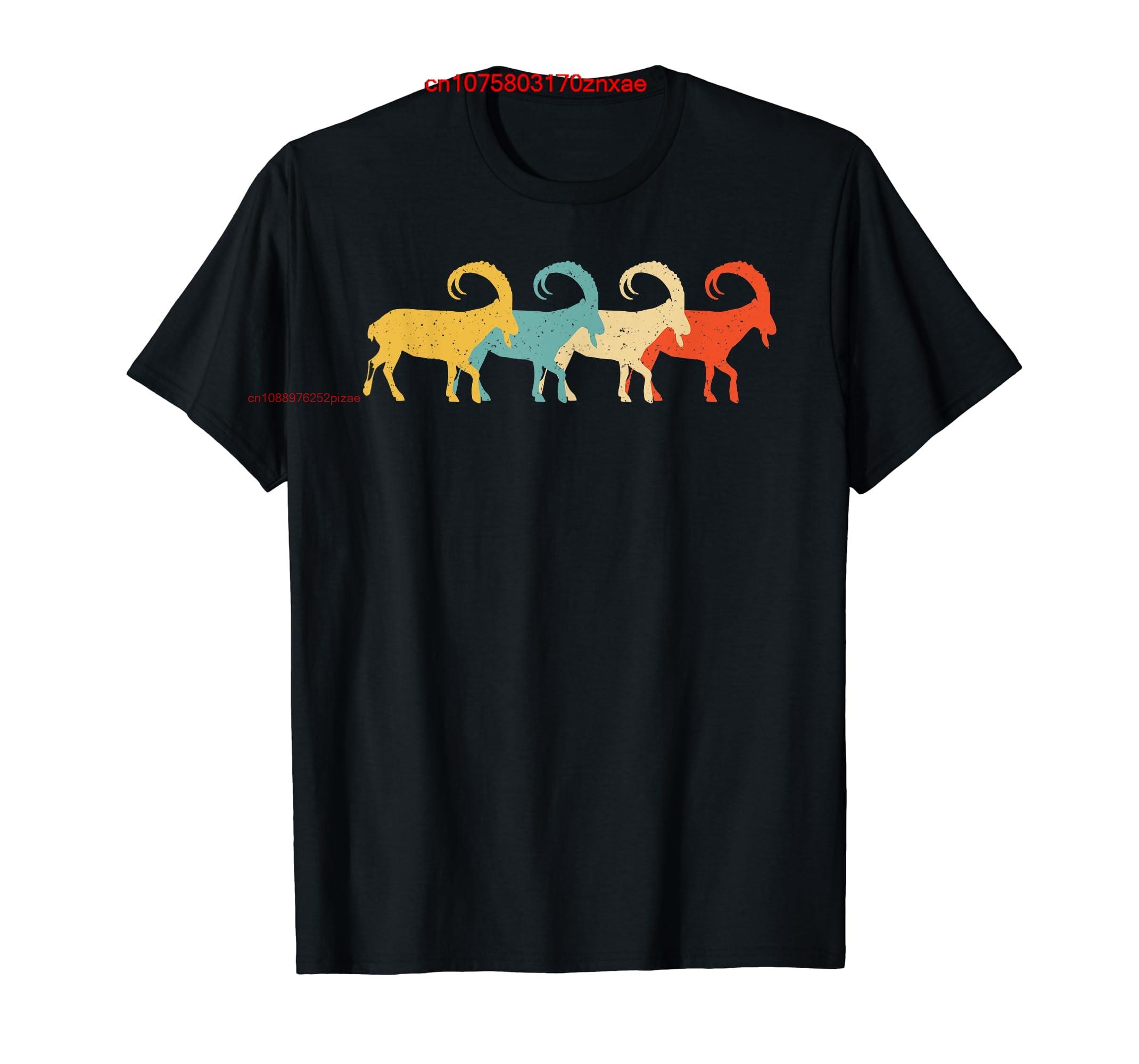 Women'S Fashion In The 70S - 100% coton Markhor Vintage rétro chèvre