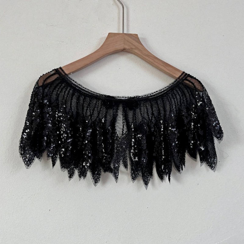 Women'S Fashion Poncho - Châle évasé en dentelle pour femme,