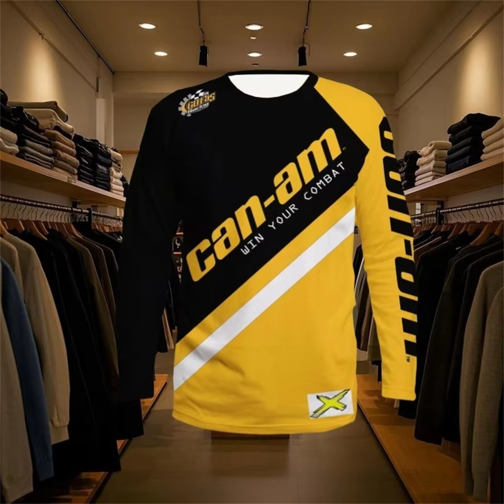 Women Fashion Outfits - T-shirt de course de moto à