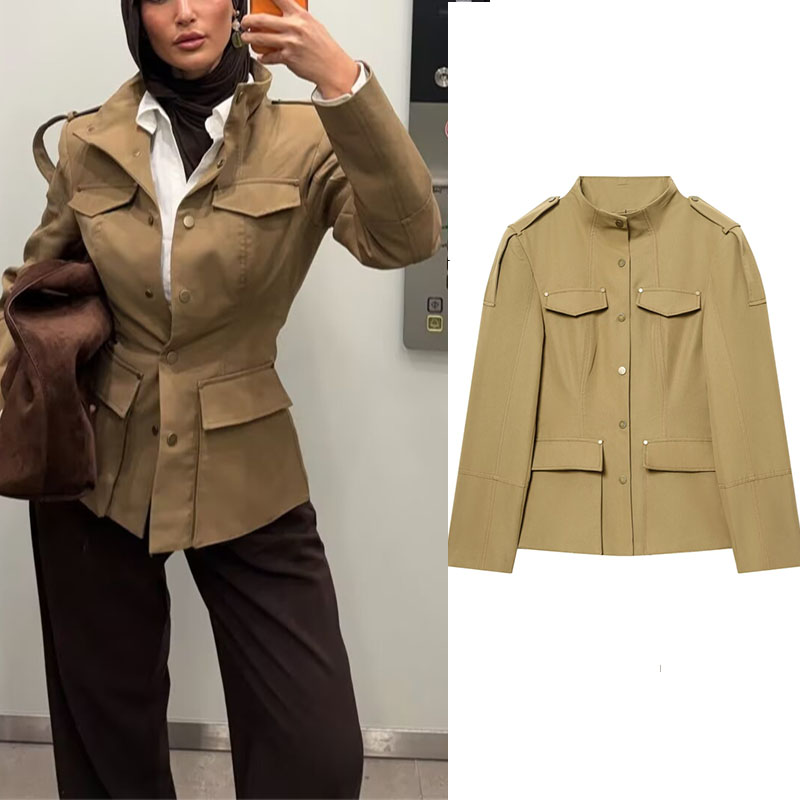 Women'S Fashion Utility Vest - Veste utilitaire de style militaire pour