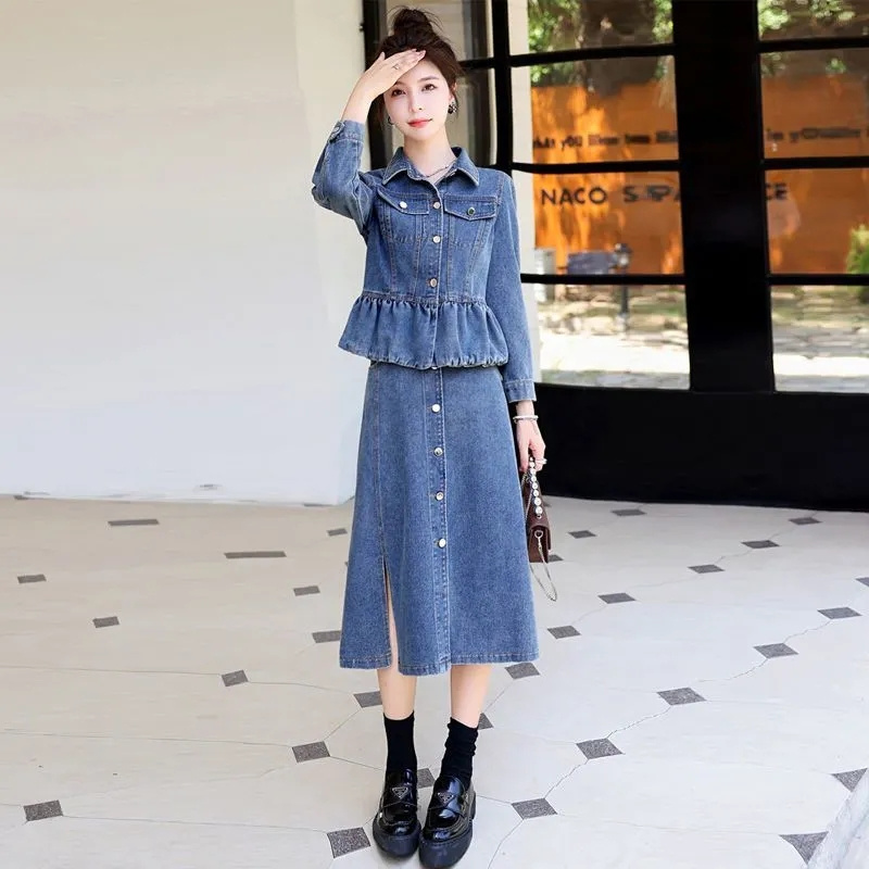 Women'S Fashion Denim Jacket - Veste de cowboy pour femme, denim