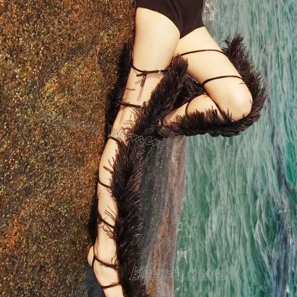 Nouvelles sandales en cuir à b - Women Fashion Show avis et prix