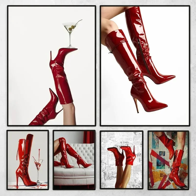 Affiche Femme Sexy aux Bottes  - Women'S Fashion Magazine avis et prix