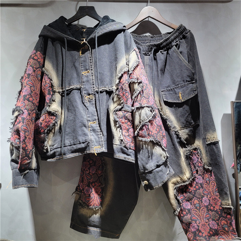 WTHT mode femmes lavage Patchw - Women'S Fashion Denim Jacket avis et prix