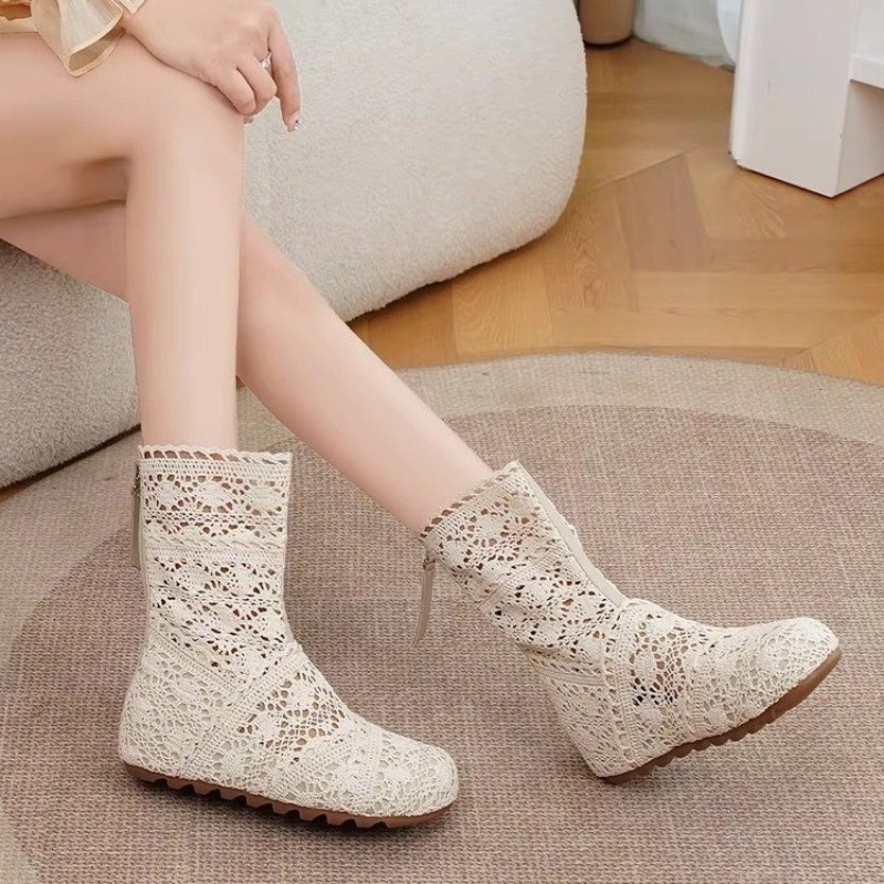 Nouvelles bottes en crochet aj - Xl Women'S Fashion avis et prix