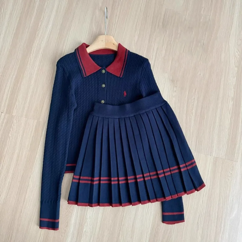 Ensemble tricoté + jupe plissé - Women'S Fashion Kilt avis et prix