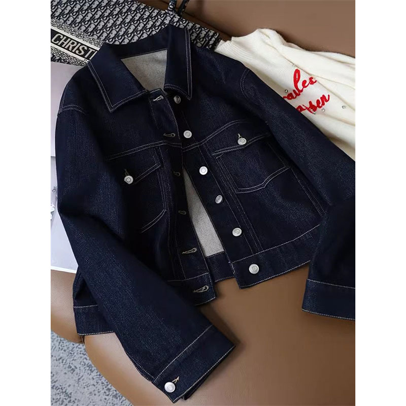 Veste en jean décontractée pou - Women'S Fashion Denim Jacket avis et prix