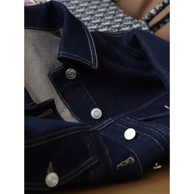 Veste en jean décontractée pou - Women'S Fashion Denim Jacket avis et prix