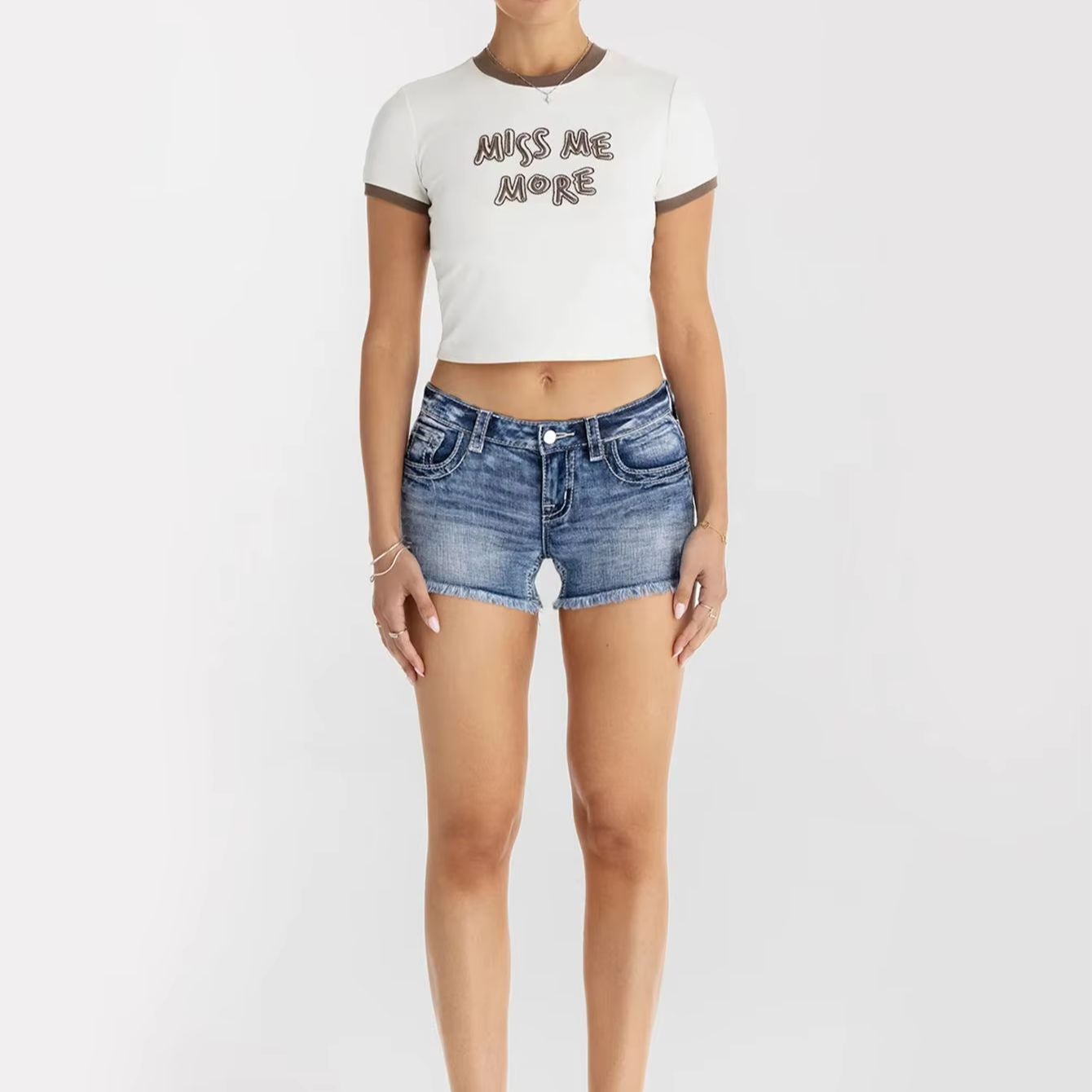 Shorts en jean pour femmes, mo - Denim Shorts Women avis et prix