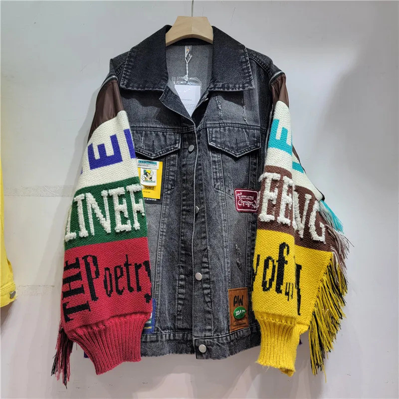 Femmes Denim veste automne mod - Women'S Fashion Denim Jacket avis et prix