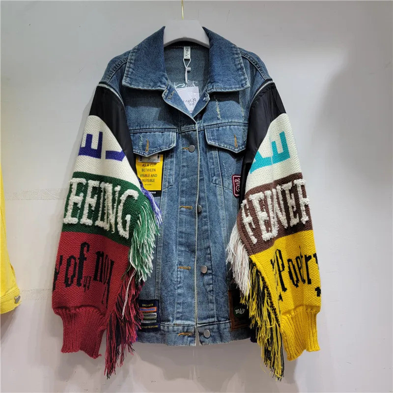 Femmes Denim veste automne mod - Women'S Fashion Denim Jacket avis et prix