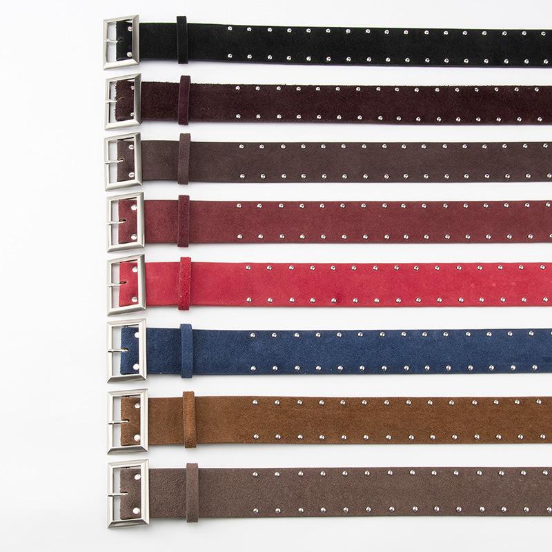 Ceinture large en cuir véritab - Women'S Real Y2K Fashion avis et prix