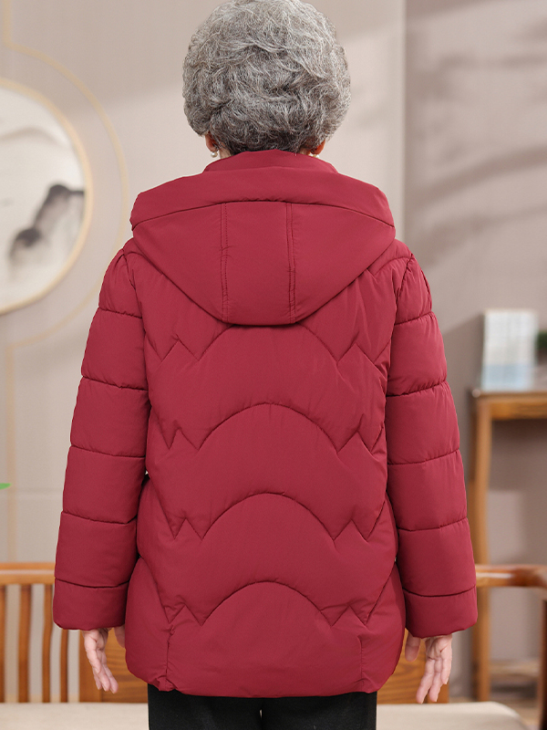 Veste en coton épaisse brodée  - Women Fashion Over 60 avis et prix