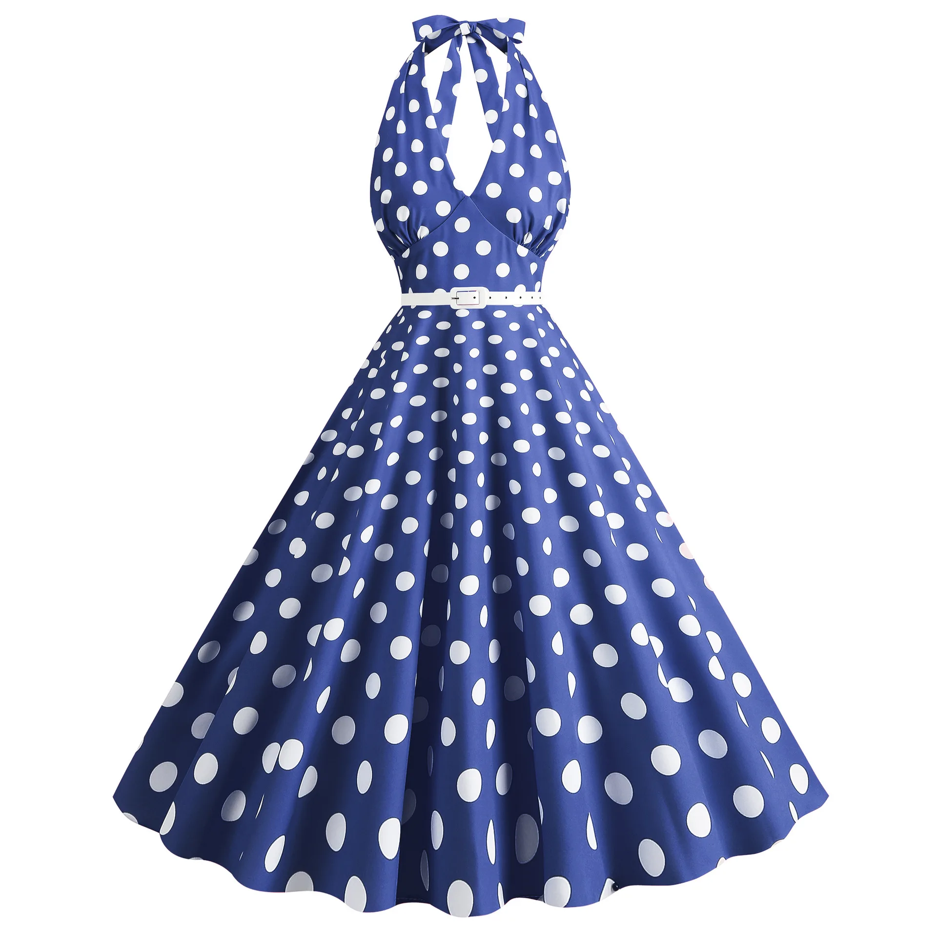 Robe Sexy Halter Col Plongeant - Women'S Fashion In The 1950S avis et prix
