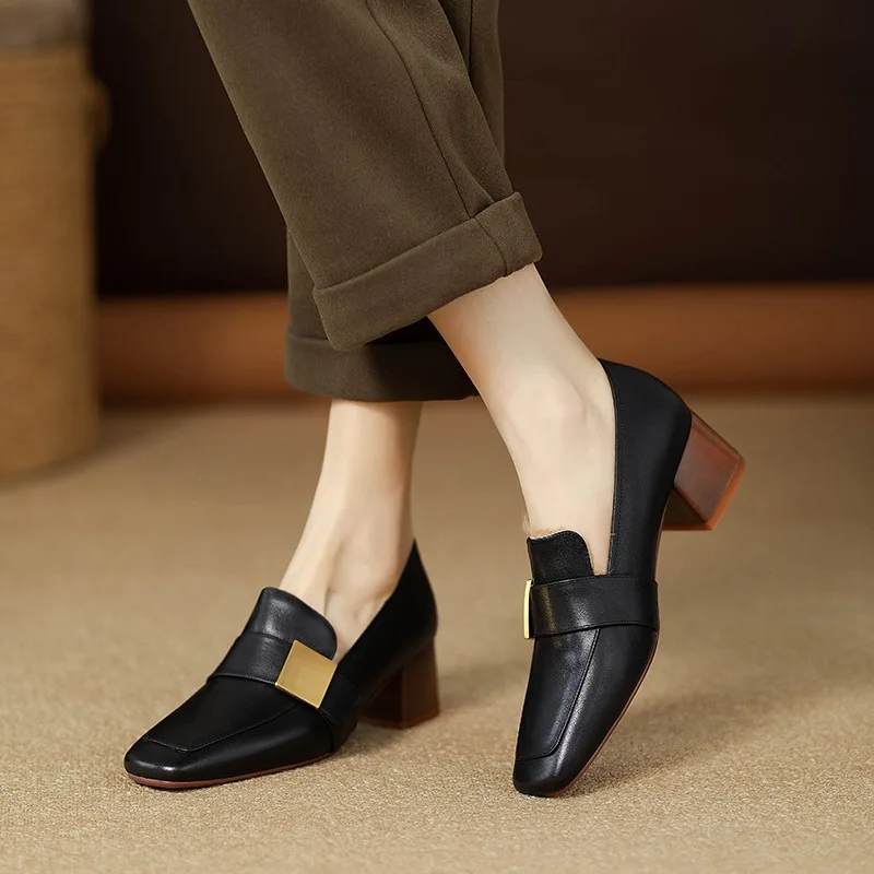 Escarpins en cuir pour femmes, - Women Fashion Jeans avis et prix