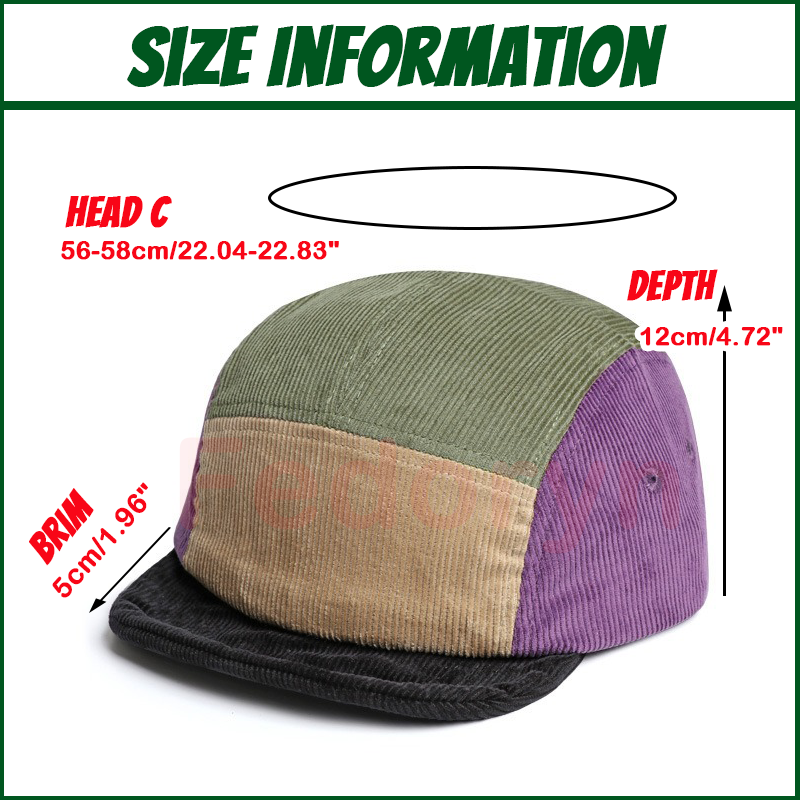Fedoryn personnalisé broderie  - Women'S Fashion Visor avis et prix
