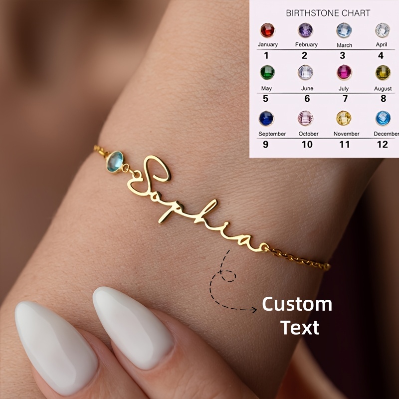 Bracelet personnalisé avec nom - Xl Women'S Fashion avis et prix