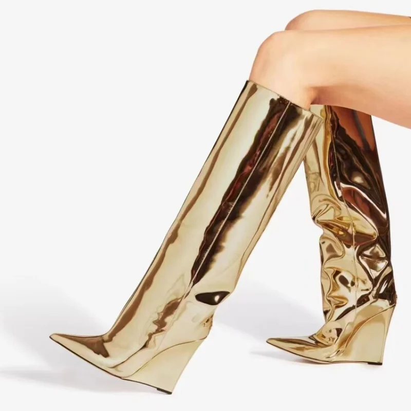 Bottes en cuir biscuits pour f - Women'S Fashion Show 2022 avis et prix
