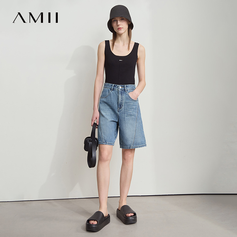 Shorts en jean pour femme AMII - Denim Shorts Women avis et prix