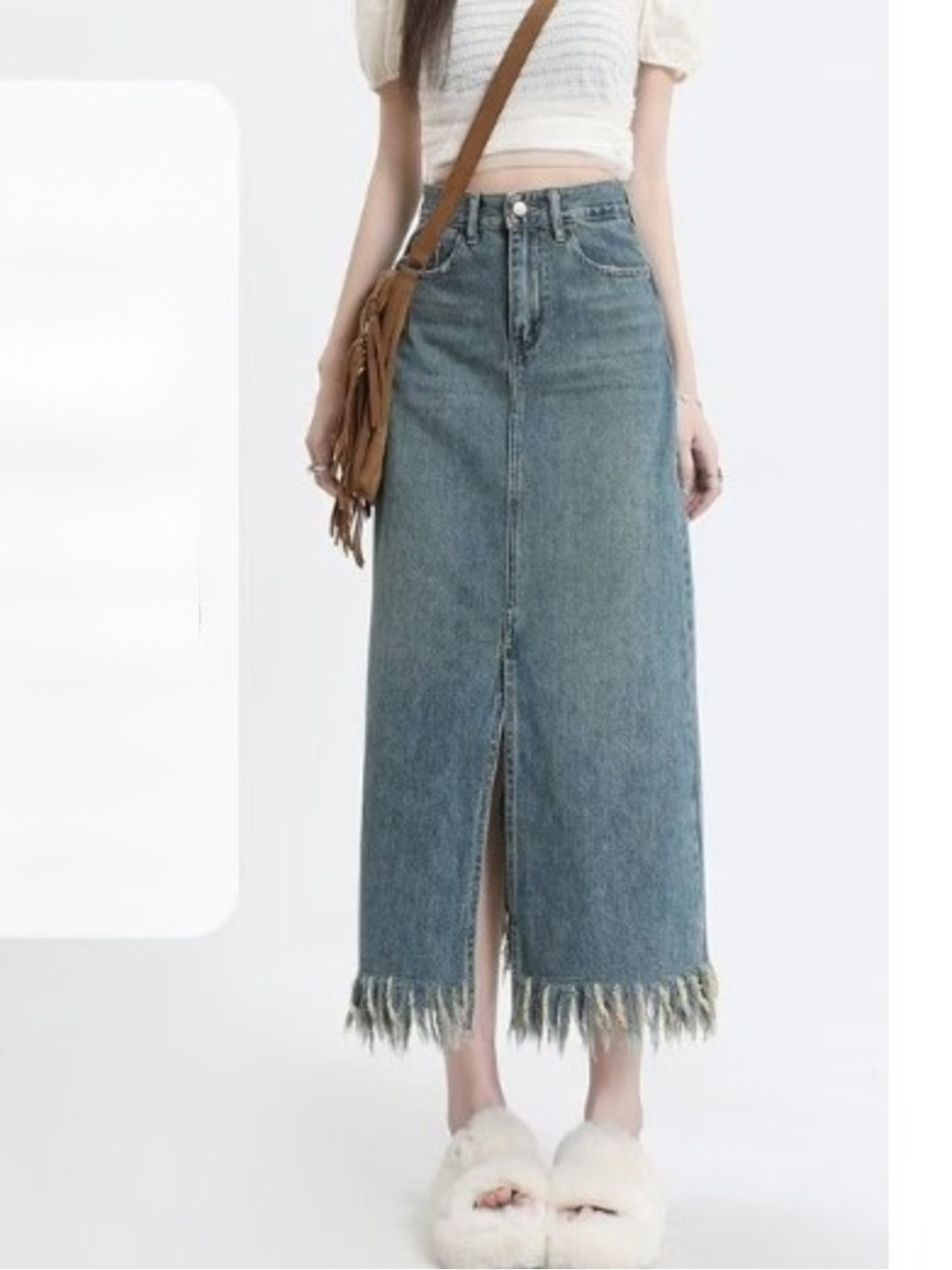 Jupe-short en jean vintage dél - Denim Shorts Women avis et prix
