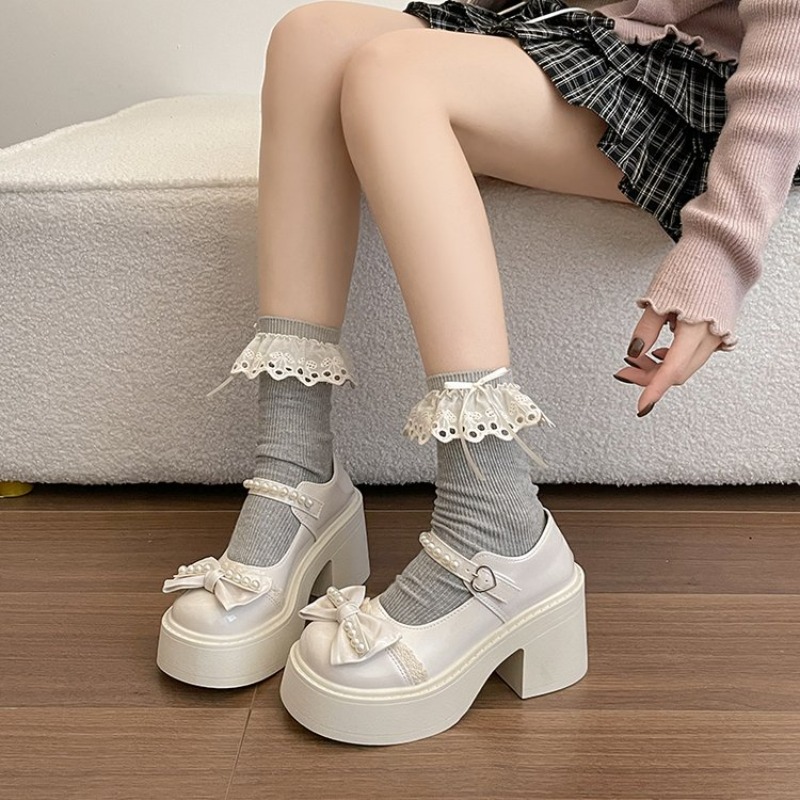 Chaussures compensées rétro à  - Women'S Fashion Kilt avis et prix