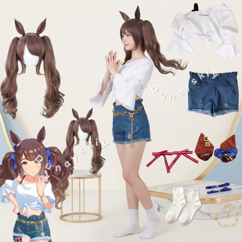 Costume de cosplay Uma Musume  - Denim Shorts Women avis et prix