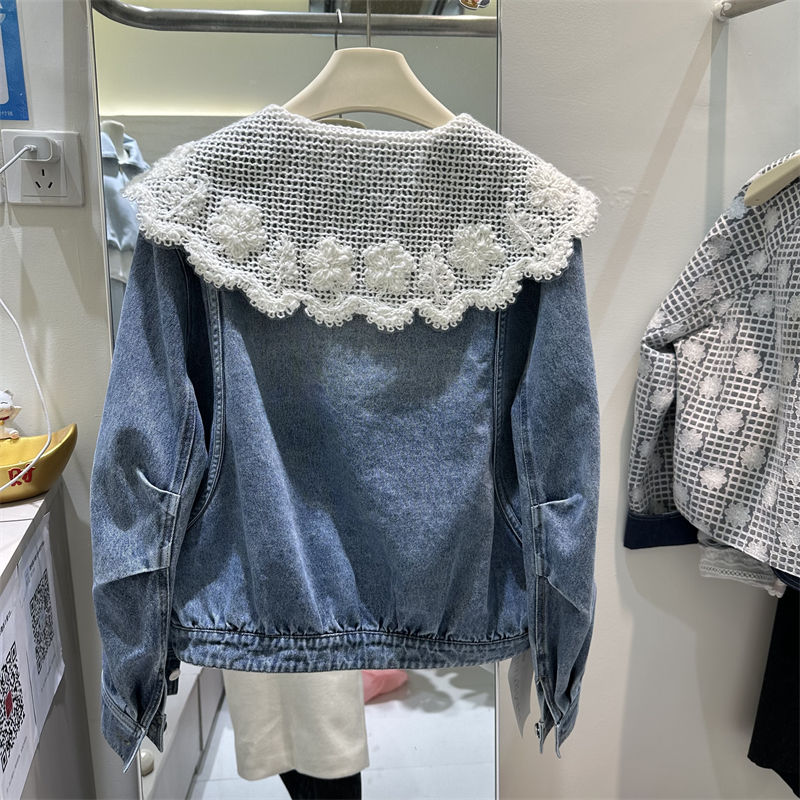 Femmes printemps automne nouve - Women'S Fashion Denim Jacket avis et prix