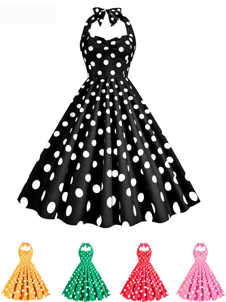 Robe d'été sexy à pois rétro p - Women'S Fashion In The 1950S avis et prix