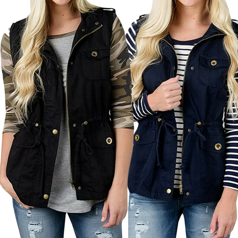 GlaOlive Cargo Utility Jacket  - Women'S Fashion Utility Vest avis et prix