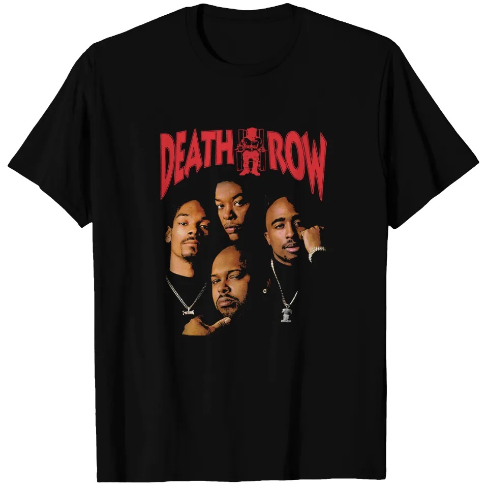 T-shirt imprimé noir Death Row - Women'S Fashion Magazine avis et prix