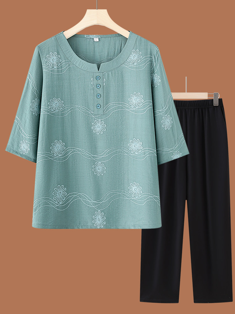 Ensemble haut et pantalon à ma - Women Fashion Over 60 avis et prix